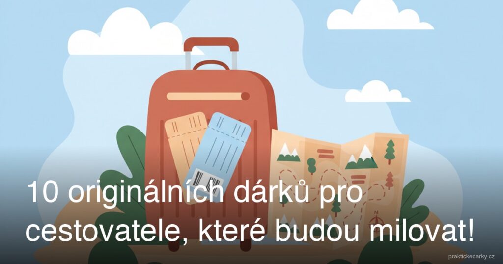 10 originálních dárků pro cestovatele, které budou milovat!