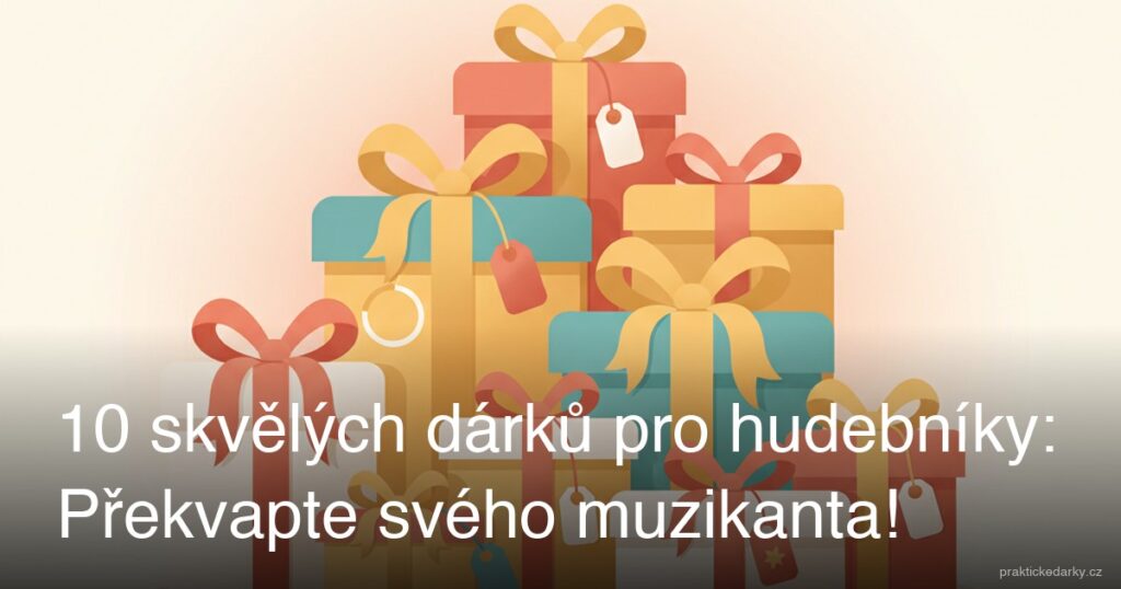 10 skvělých dárků pro hudebníky: Překvapte svého muzikanta!