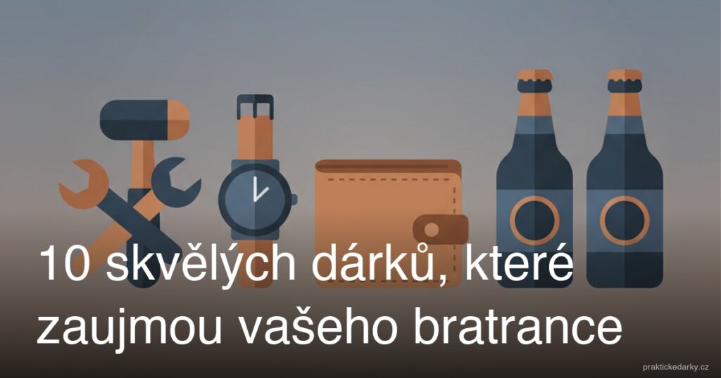 10 skvělých dárků, které zaujmou vašeho bratrance