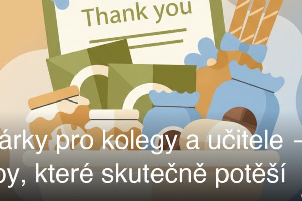 Dárky pro kolegy a učitele — tipy, které skutečně potěší