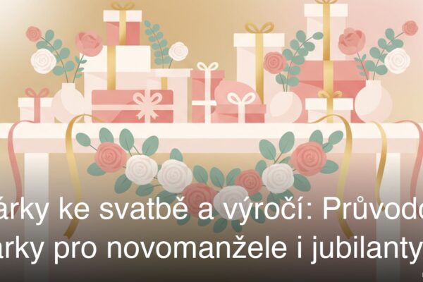 Dárky ke svatbě a výročí: Průvodce dárky pro novomanžele i jubilanty
