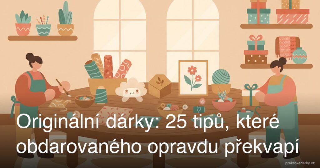Originální dárky: 25 tipů, které obdarovaného opravdu překvapí