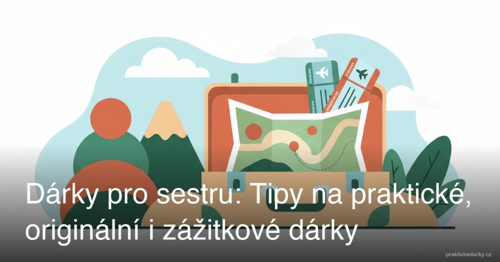Dárky pro sestru: Tipy na praktické, originální i zážitkové dárky