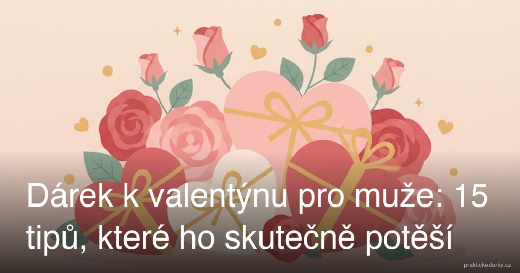 Dárek k valentýnu pro muže: 15 tipů, které ho skutečně potěší