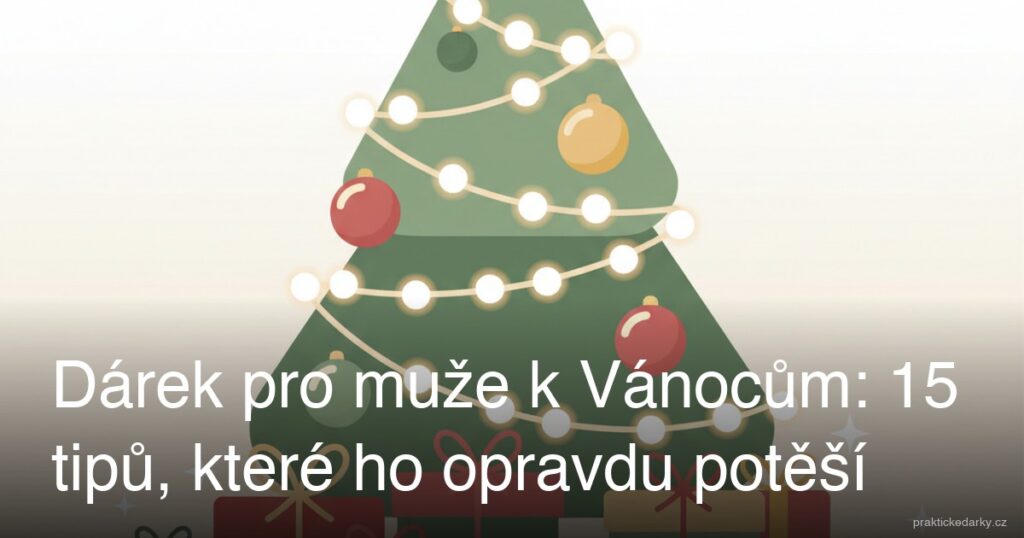 Dárek pro muže k Vánocům: 15 tipů, které ho opravdu potěší