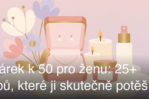 Dárek k 50 pro ženu: 25+ tipů, které ji skutečně potěší