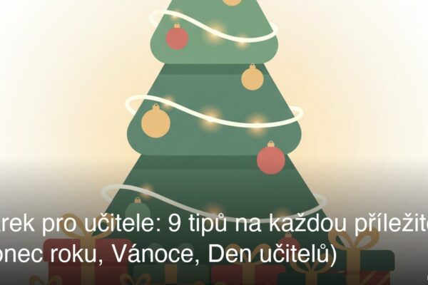 Dárek pro učitele: 9 tipů na každou příležitost (konec roku, Vánoce, Den učitelů)