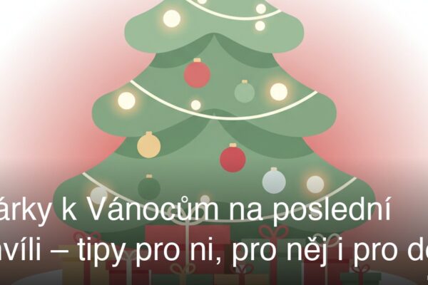 Dárky k Vánocům na poslední chvíli – tipy pro ni, pro něj i pro děti