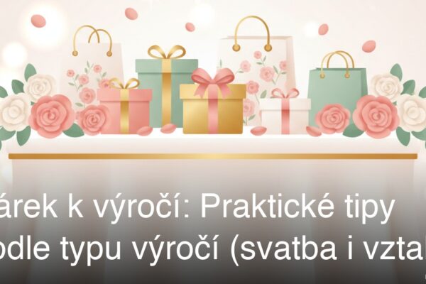 Dárek k výročí: Praktické tipy podle typu výročí (svatba i vztah)
