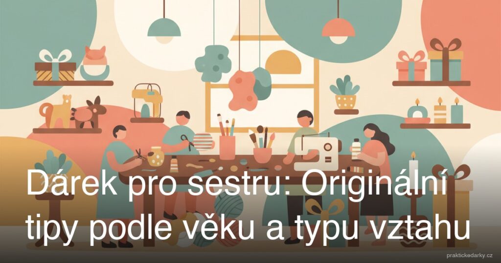 Dárek pro sestru: Originální tipy podle věku a typu vztahu