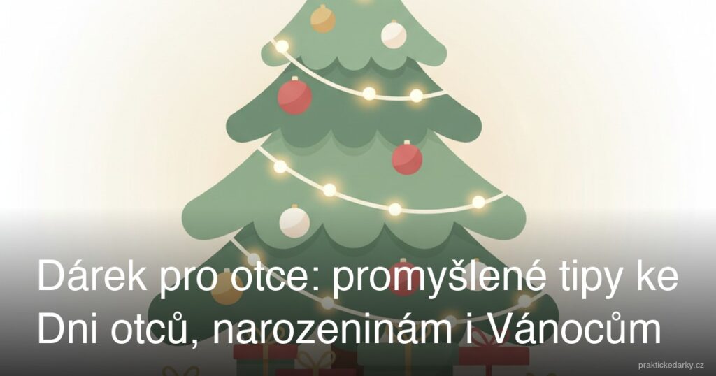Dárek pro otce: promyšlené tipy ke Dni otců, narozeninám i Vánocům