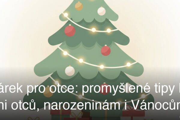 Dárek pro otce: promyšlené tipy ke Dni otců, narozeninám i Vánocům
